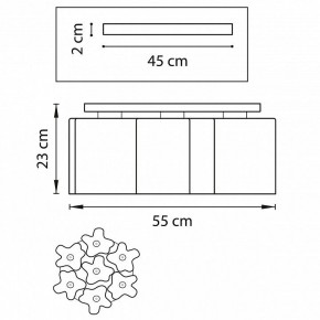 Потолочная люстра Lightstar Nubi 802073 в Коротчаево - korotchaevo.mebel24.online | фото 2