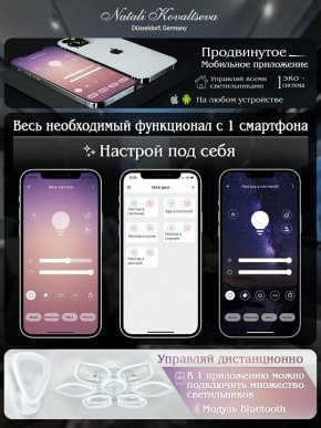 Потолочная люстра Natali Kovaltseva Effect LED LAMPS 81116 в Коротчаево - korotchaevo.mebel24.online | фото 8