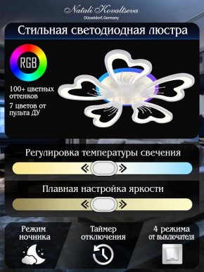Потолочная люстра Natali Kovaltseva Hugo LED LAMPS 81133 в Коротчаево - korotchaevo.mebel24.online | фото 6