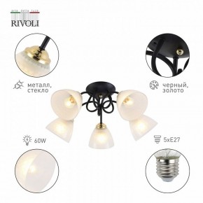 Потолочная люстра Rivoli Luiza Б0054904 в Коротчаево - korotchaevo.mebel24.online | фото 4