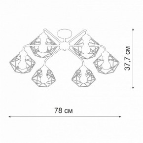 Потолочная люстра Vitaluce V42580 V42580-0/6PL в Коротчаево - korotchaevo.mebel24.online | фото 2