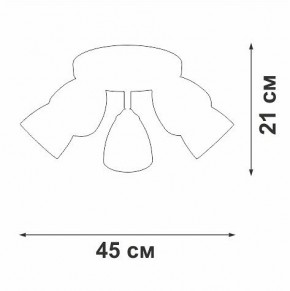 Потолочная люстра Vitaluce V4355 V4355-0/5PL в Коротчаево - korotchaevo.mebel24.online | фото 4