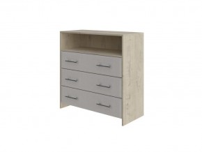 PROxSON Комод Varna (ЛДСП+ткань Бунратти/Savana Milk (молочный)) 90x40 в Коротчаево - korotchaevo.mebel24.online | фото