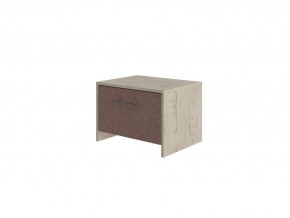 PROxSON Тумба Varna (ЛДСП+ткань Бунратти/Tesla Брауни) 51x40 в Коротчаево - korotchaevo.mebel24.online | фото