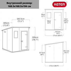 Сарай Манор Пентхаус 6x6 (MANOR PENT 6x6) в Коротчаево - korotchaevo.mebel24.online | фото 3