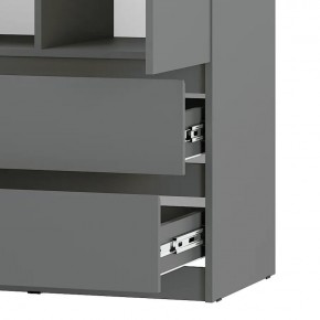 Шкаф 2-х створчатый Симпл ШК-03 (графит) в Коротчаево - korotchaevo.mebel24.online | фото 9