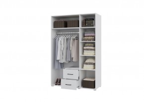 Шкаф 3-х створчатый с ящиками VICTOR (Белый) в Коротчаево - korotchaevo.mebel24.online | фото 2