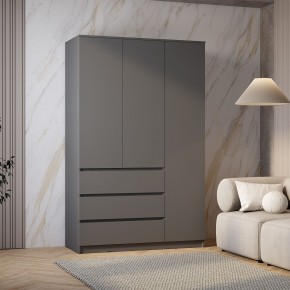 Шкаф 3-х створчатый Симпл ШК-08 (графит) в Коротчаево - korotchaevo.mebel24.online | фото 3