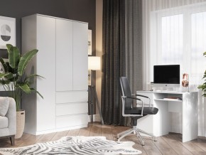 Шкаф 3-ств. с 3 ящиками "Бьянко" в Коротчаево - korotchaevo.mebel24.online | фото 4