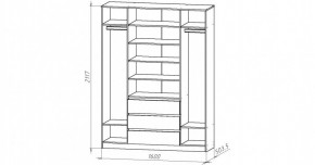 НИЦЦА-3 Шкаф 4-х дверный (НЦ.03) в Коротчаево - korotchaevo.mebel24.online | фото 2