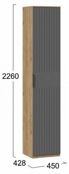 Шкаф для белья Хилтон Исп. 2 в Коротчаево - korotchaevo.mebel24.online | фото 5