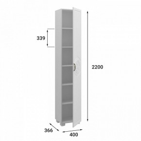 Шкаф для белья Монблан МБ-22К в Коротчаево - korotchaevo.mebel24.online | фото 5