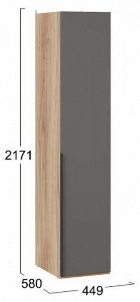 Шкаф для белья Порто СМ-393.07.001 в Коротчаево - korotchaevo.mebel24.online | фото 3