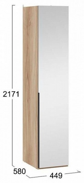 Шкаф для белья Порто СМ-393.07.002 в Коротчаево - korotchaevo.mebel24.online | фото 4