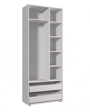 Шкаф ДМ 800 с 2-мя ящиками (ясень шимо) в Коротчаево - korotchaevo.mebel24.online | фото 2