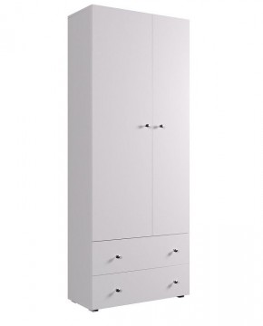 Шкаф ДМ 800 с 2-мя ящиками (ясень шимо) в Коротчаево - korotchaevo.mebel24.online | фото 4