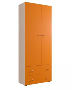 Шкаф ДМ 800 с 2-мя ящиками (ясень шимо) в Коротчаево - korotchaevo.mebel24.online | фото 6