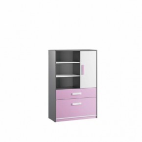 Шкаф книжный Кэнди КШ-2 Лаванда в Коротчаево - korotchaevo.mebel24.online | фото