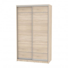 Шкаф-купе B-220х135х60-3 "Белла" (D7D7) в Коротчаево - korotchaevo.mebel24.online | фото