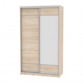 Шкаф-купе B-220х135х60-3 "Белла" (D7D8) в Коротчаево - korotchaevo.mebel24.online | фото