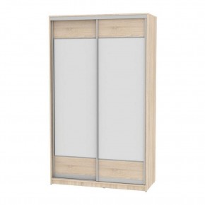 Шкаф-купе B-220х135х60-3 "Белла" (D8D8) в Коротчаево - korotchaevo.mebel24.online | фото