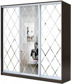Шкаф-купе ХИТ 22-4-18-666 РОМБ БОЛЬШОЙ МАТОВЫЙ в Коротчаево - korotchaevo.mebel24.online | фото
