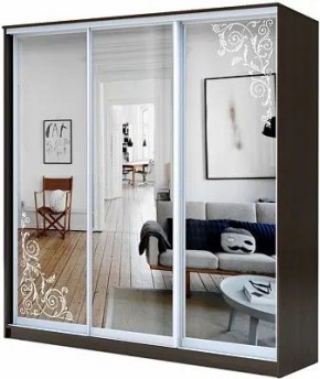 Шкаф-купе ХИТ 23-20-656 ОРНАМЕНТ в Коротчаево - korotchaevo.mebel24.online | фото