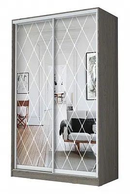 Шкаф-купе ХИТ 24-17-66 РОМБ БОЛЬШОЙ в Коротчаево - korotchaevo.mebel24.online | фото