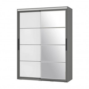 Шкаф-купе Крафт-6 1.6 м ШКК-06 (графит) в Коротчаево - korotchaevo.mebel24.online | фото 3