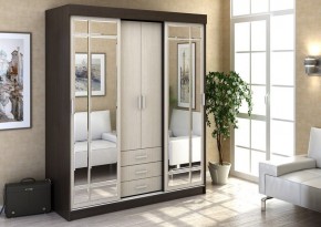 Шкаф-купе Лидер 1 венге-дуб в Коротчаево - korotchaevo.mebel24.online | фото 2