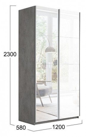 Шкаф-купе Траст СШК 2.120.60-13.15 в Коротчаево - korotchaevo.mebel24.online | фото 3