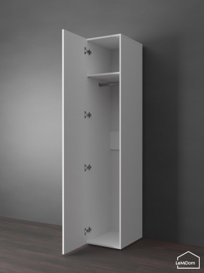 Шкаф Linnea MHR-1PO 2050х400х510 (Белый-М 11.1.2) в Коротчаево - korotchaevo.mebel24.online | фото 4