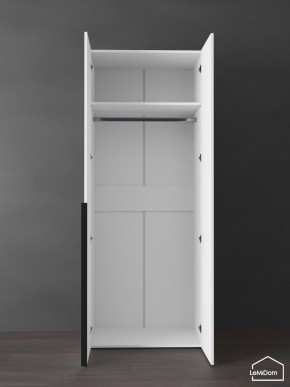Шкаф Linnea MHR-2 2050х800х510 (Белый-М 11.1.1) в Коротчаево - korotchaevo.mebel24.online | фото 4