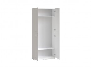 Шкаф МАКС двухстворчатый, цвет белый в Коротчаево - korotchaevo.mebel24.online | фото 2