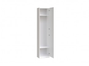 Шкаф МАКС однодверный узкий, цвет белый в Коротчаево - korotchaevo.mebel24.online | фото 2