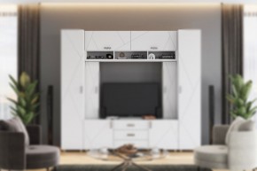 Шкаф настенный "Сандра" 1700 (Белый лофт) в Коротчаево - korotchaevo.mebel24.online | фото 2