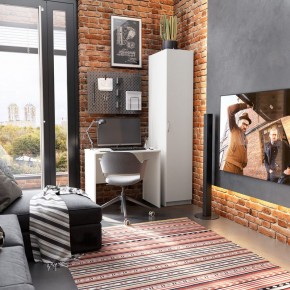 Шкаф ОРИОН однодверный, цвет белый в Коротчаево - korotchaevo.mebel24.online | фото 4