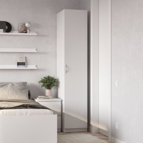 Шкаф ПЕГАС однодверный, цвет белый в Коротчаево - korotchaevo.mebel24.online | фото 4