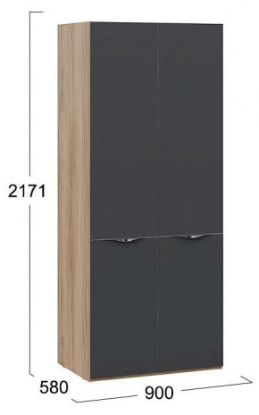 Шкаф платяной Глосс СМ-319.07.211 в Коротчаево - korotchaevo.mebel24.online | фото 4