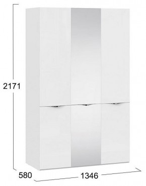 Шкаф платяной Глосс СМ-319.07.432 в Коротчаево - korotchaevo.mebel24.online | фото 4