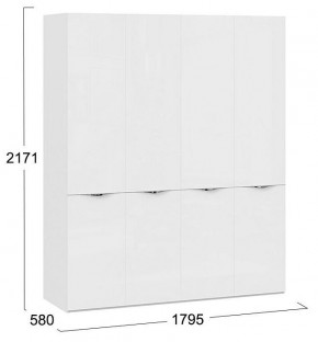 Шкаф платяной Глосс СМ-319.07.441 в Коротчаево - korotchaevo.mebel24.online | фото 3
