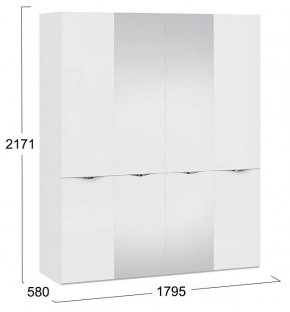 Шкаф платяной Глосс СМ-319.07.442 в Коротчаево - korotchaevo.mebel24.online | фото 4