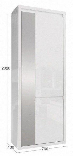 Шкаф платяной Норден СТЛ.413.01 в Коротчаево - korotchaevo.mebel24.online | фото 3