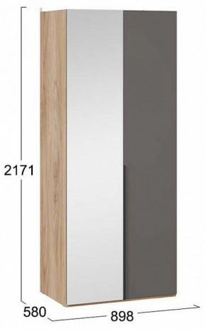 Шкаф платяной Порто СМ-393.07.005 в Коротчаево - korotchaevo.mebel24.online | фото 4