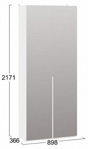 Шкаф платяной Порто СМ-393.07.224 в Коротчаево - korotchaevo.mebel24.online | фото 3