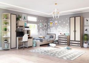 НАОМИ Шкаф 2-х створчатый с 2 ящиками в Коротчаево - korotchaevo.mebel24.online | фото 2