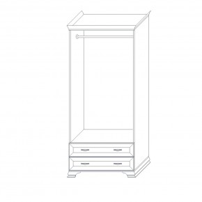 Шкаф распашной двухдверный Сиена в Коротчаево - korotchaevo.mebel24.online | фото 12