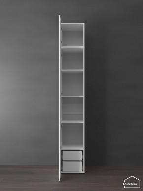 Шкаф с антресолью Linnea MHR-1POA-4 2450х400х510 (Белый-М 11.1.1) в Коротчаево - korotchaevo.mebel24.online | фото 6