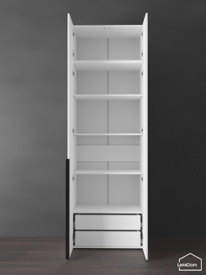 Шкаф с антресолью Linnea MHR-2A-4 2450х800х510 (Белый-М 11.1.1) в Коротчаево - korotchaevo.mebel24.online | фото 6