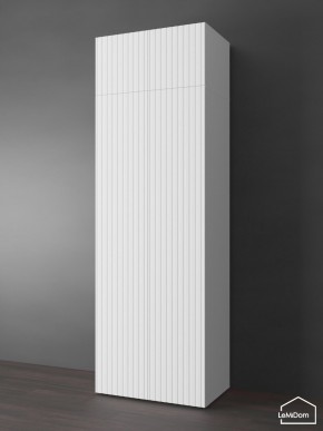Шкаф с антресолью Linnea MHR-2POA-4 2450х800х510 (Белый-М 11.1.1) в Коротчаево - korotchaevo.mebel24.online | фото 1